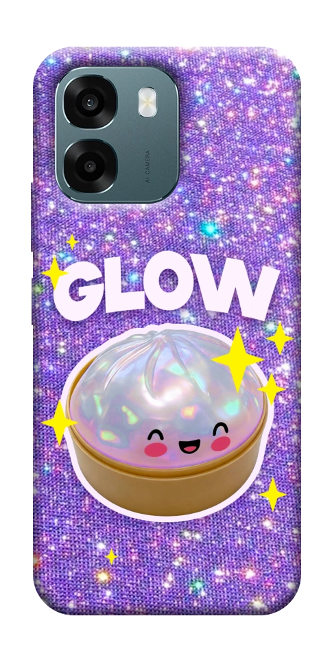 Чохол Purple sparkle dumpling для Oppo A6