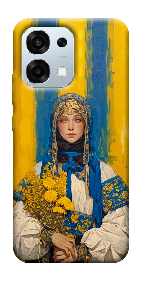 Чехол Ukrainian woman для Oppo A6 Pro