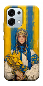 Чехол Ukrainian woman для Oppo A6 Pro 5G