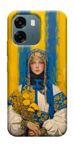 Чохол Ukrainian woman для Oppo A6
