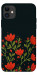 Чохол Червоний цвіт для iPhone 11