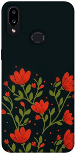 Чехол Червоний цвіт для Galaxy A10s (2019)