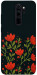 Чехол Червоний цвіт для Xiaomi Redmi Note 8 Pro