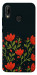 Чехол Червоний цвіт для Huawei P20 Lite