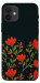 Чохол Червоний цвіт для iPhone 12
