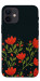 Чехол Червоний цвіт для iPhone 12 mini