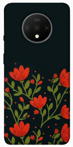 Чохол Червоний цвіт для OnePlus 7T