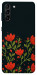 Чехол Червоний цвіт для Galaxy S21+