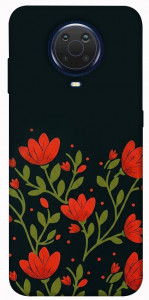 Чехол Червоний цвіт для Nokia 6.3