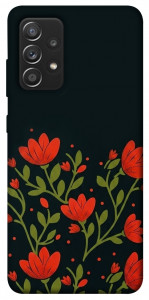 Чехол Червоний цвіт для Galaxy A52s