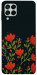 Чохол Червоний цвіт для Galaxy M53
