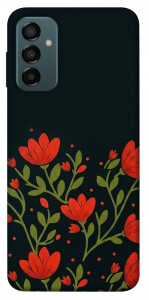 Чехол Червоний цвіт для Galaxy M23 5G