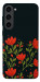 Чохол Червоний цвіт для Galaxy S23