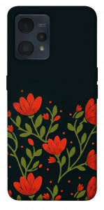 Чехол Червоний цвіт для Realme 9 Pro+