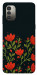 Чехол Червоний цвіт для Nokia G11
