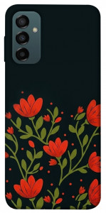 Чехол Червоний цвіт для Galaxy M14 5G