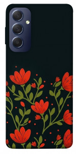 Чехол Червоний цвіт для Galaxy M54 5G