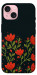 Чехол Червоний цвіт для iPhone 15