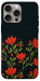 Чехол Червоний цвіт для iPhone 15 Pro Max