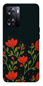 Чохол Червоний цвіт для OnePlus Nord N20 SE