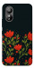 Чехол Червоний цвіт для ZTE Blade L220