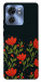 Чехол Червоний цвіт для Motorola Edge 40