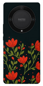 Чехол Червоний цвіт для Huawei Magic5 Lite