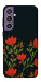 Чехол Червоний цвіт для Galaxy S23 FE