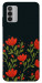 Чехол Червоний цвіт для Nokia G42