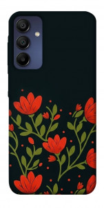 Чохол Червоний цвіт для Samsung Galaxy A15 5G