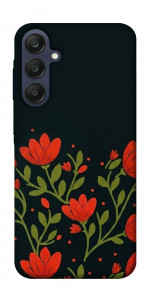 Чехол Червоний цвіт для Galaxy A25 5G