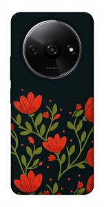 Чехол Червоний цвіт для Xiaomi Redmi A3