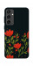 Чехол Червоний цвіт для Galaxy S24 FE