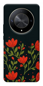Чехол Червоний цвіт для Huawei Magic6 Lite
