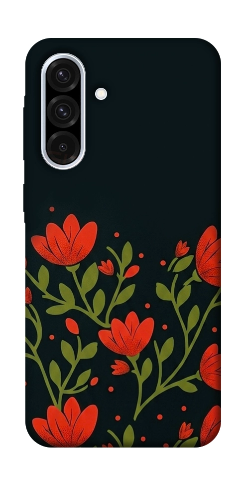Чехол Червоний цвіт для Galaxy A36 5G