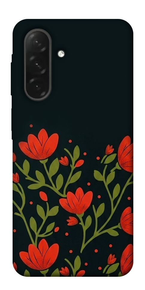 Чехол Червоний цвіт для Galaxy A26 5G