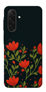 Чехол Червоний цвіт для Galaxy A26 5G