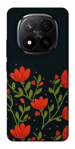Чохол Червоний цвіт для Xiaomi Redmi Note 14 Pro+ 5G