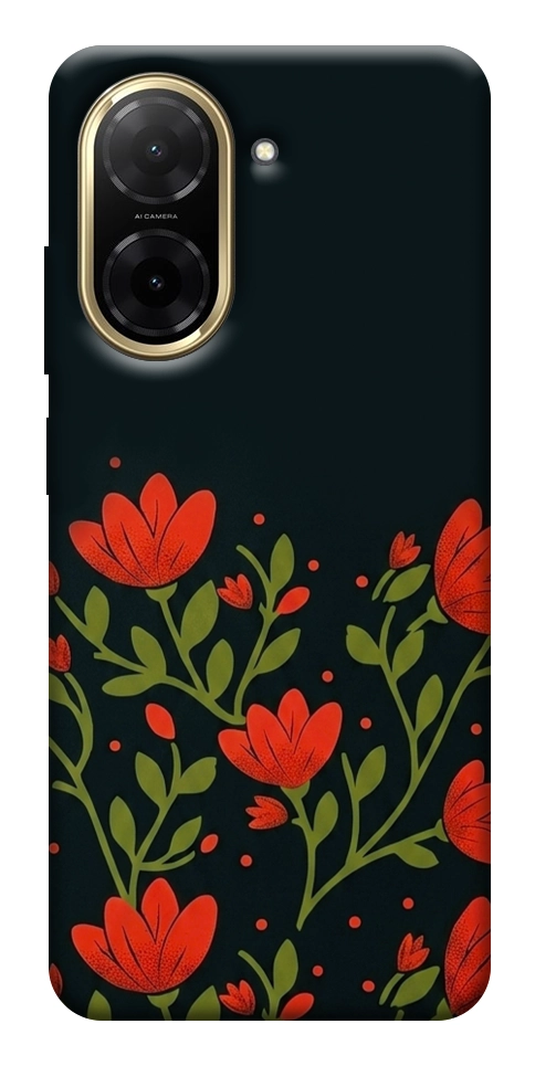 Чехол Червоний цвіт для Xiaomi Redmi A5