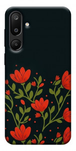 Чехол Червоний цвіт для Galaxy M16 5G
