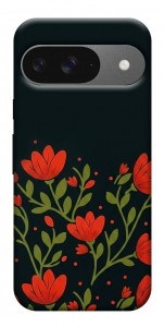 Чехол Червоний цвіт для Google Pixel 10 Pro
