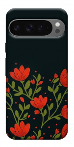 Чехол Червоний цвіт для Google Pixel 10 Pro XL