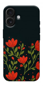Чехол Червоний цвіт для iPhone 17