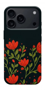 Чехол Червоний цвіт для iPhone 17 Pro Max