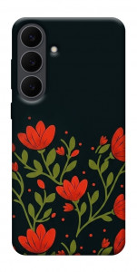 Чехол Червоний цвіт для Galaxy S25 FE