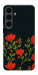 Чехол Червоний цвіт для Galaxy S25 FE