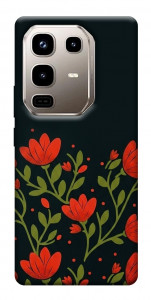 Чехол Червоний цвіт для Infinix Note 50 Pro 4G