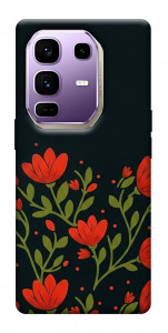Чехол Червоний цвіт для Infinix Note 50 Pro+
