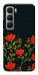 Чохол Червоний цвіт для Infinix Hot 60 Pro