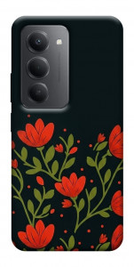 Чехол Червоний цвіт для Xiaomi Redmi 15 5G (Global)